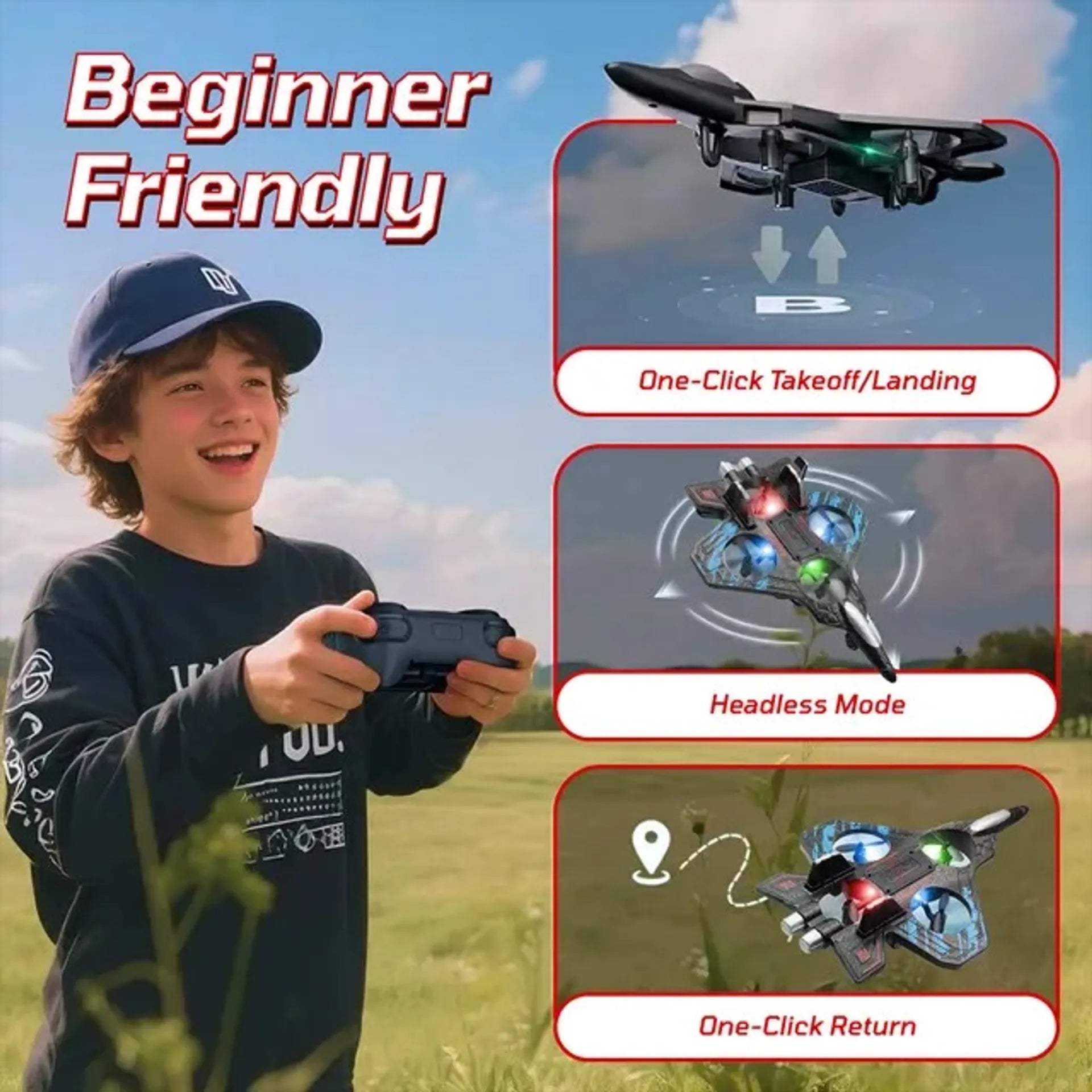 Toy Stunt Fighter Jet